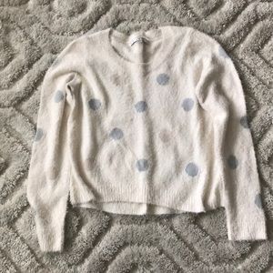 Polka dot sweater